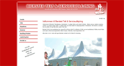 Desktop Screenshot of biersted-telte.dk